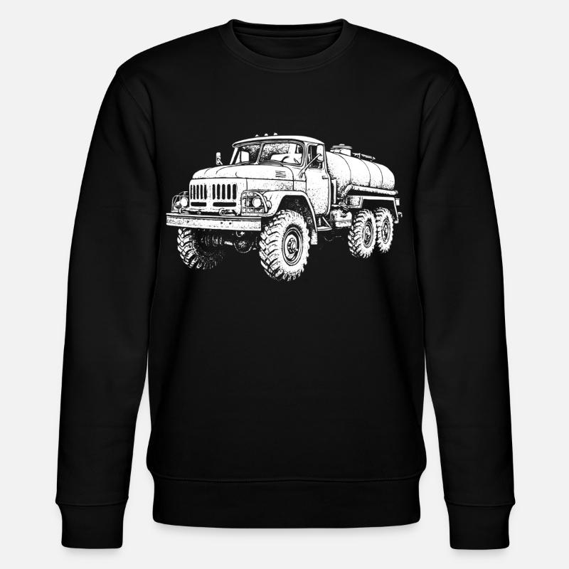 Schwerlast-Koloss Retro - Stanley/Stella Unisex Bio-Sweatshirt CHANGER  - Schwarz