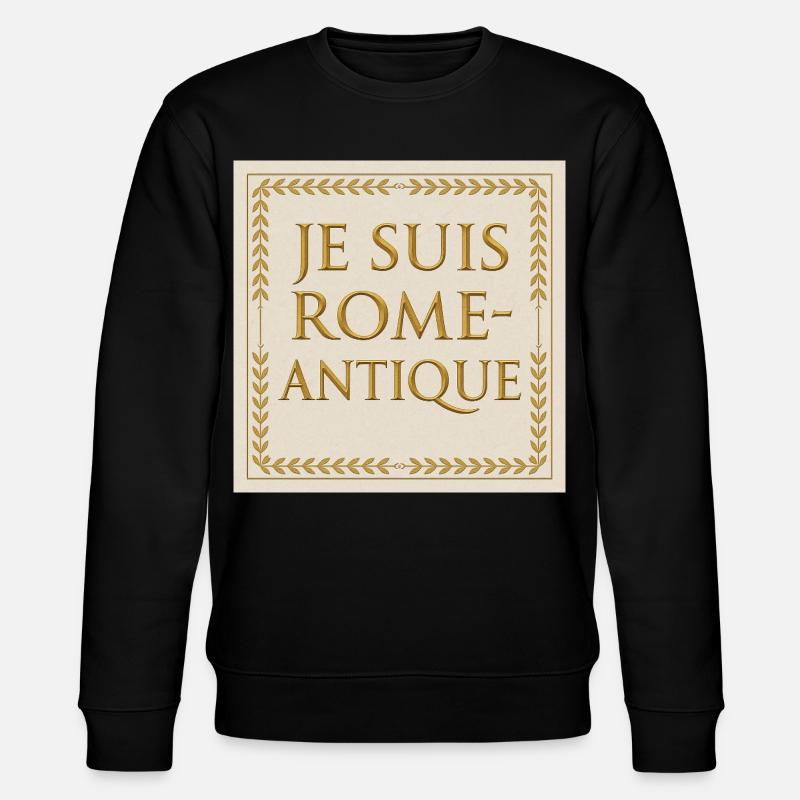 Ich bin das alte Rom - Stanley/Stella Unisex Bio-Sweatshirt CHANGER  - Schwarz