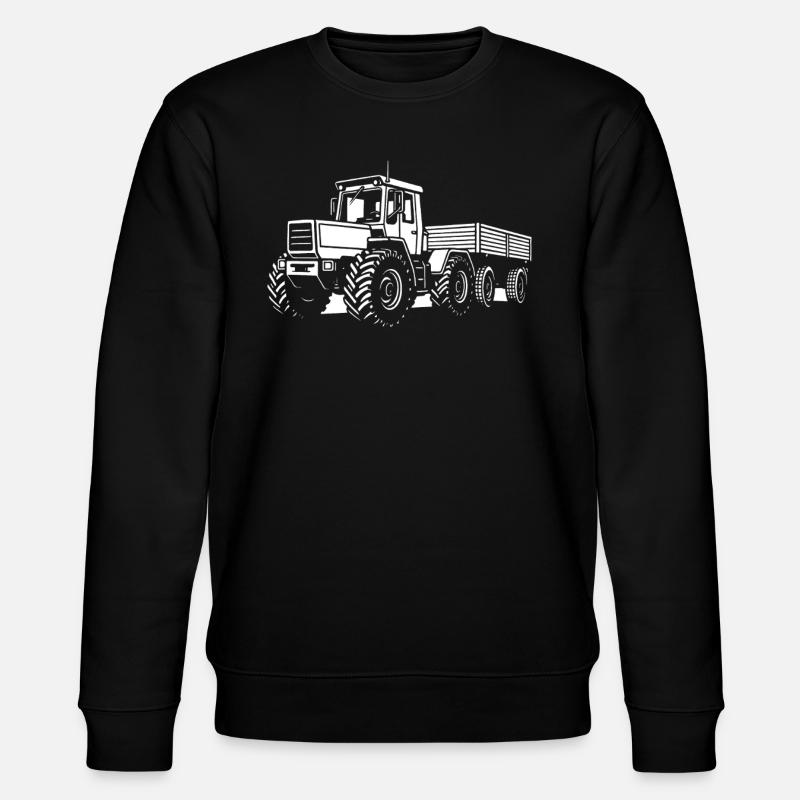 Schwerlast auf sechs Rädern - Stanley/Stella Unisex Bio-Sweatshirt CHANGER  - Schwarz
