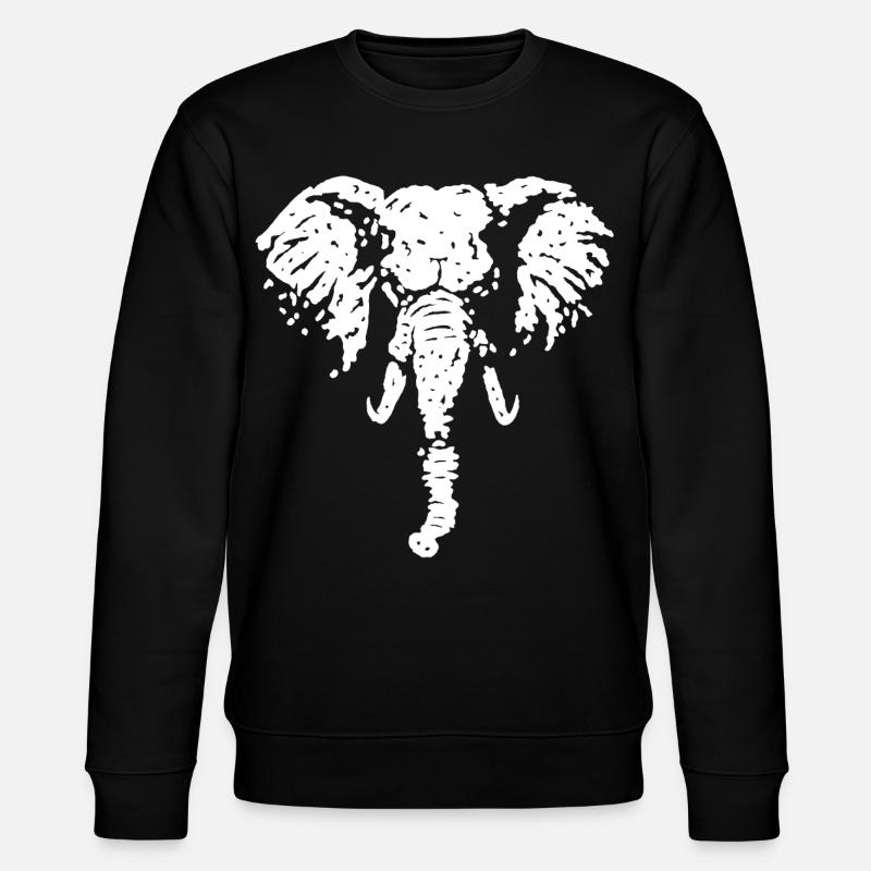 La force de l'éléphant - Sweat bio CHANGER Stanley/Stella Unisexe - noir