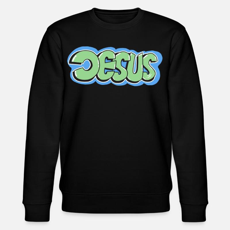 Jesus - Stanley/Stella CHANGER Unisex Organic Sweatshirt - black