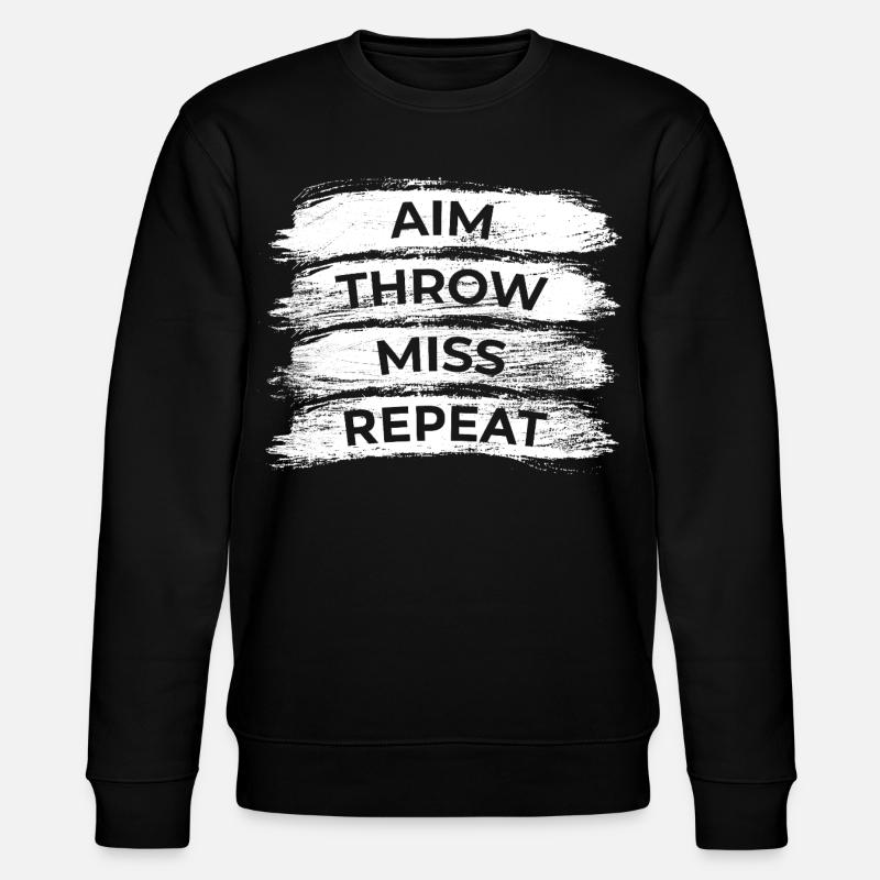 Darts Techniques - Stanley/Stella CHANGER Unisex Organic Sweatshirt - black