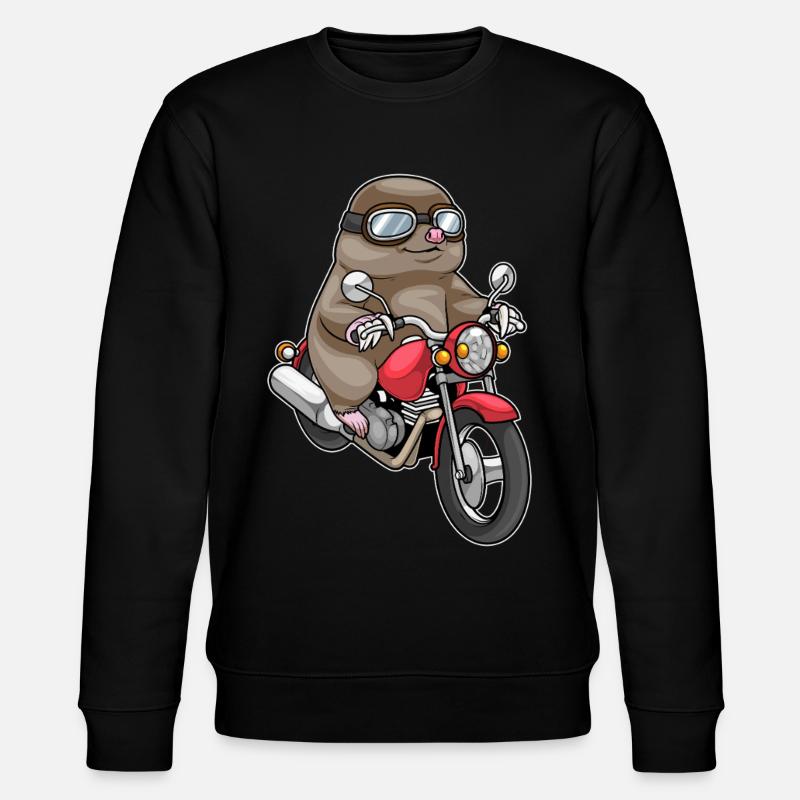 Moto taupe - Sweat bio CHANGER Stanley/Stella Unisexe - noir