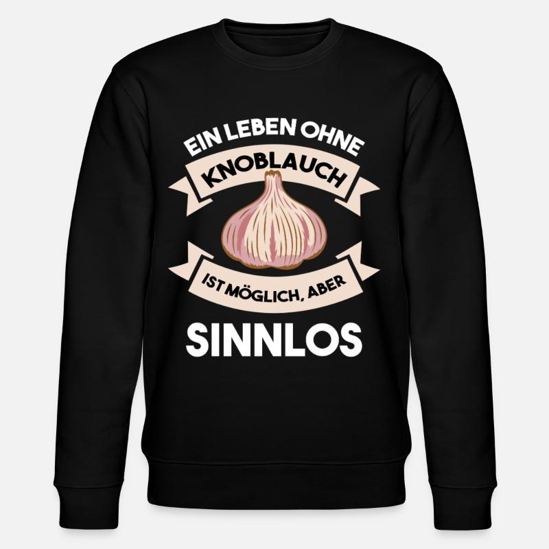 Inutile sans ail - Sweat bio CHANGER Stanley/Stella Unisexe - noir