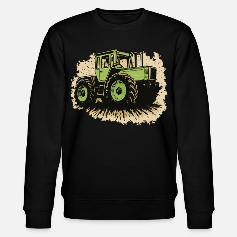 Traktor - Stanley/Stella Unisex Bio-Sweatshirt CHANGER  - Schwarz