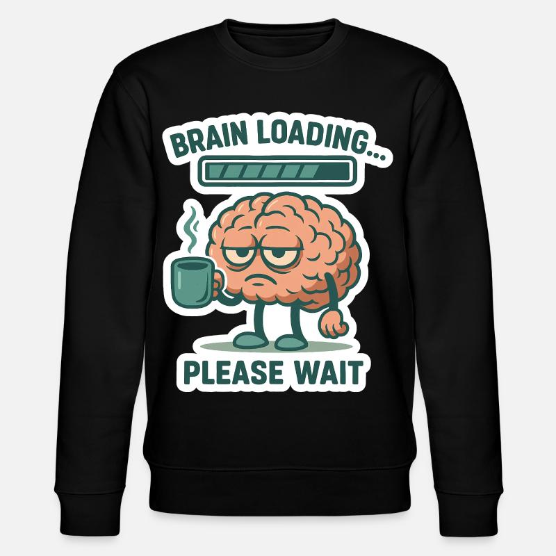 Brain Loading - Stanley/Stella CHANGER Unisex Organic Sweatshirt - black