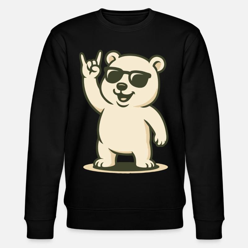 Arctic Rocker - Stanley/Stella Unisex Bio-Sweatshirt CHANGER  - Schwarz