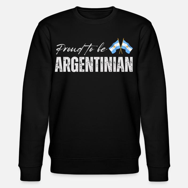 Stolzer Argentinier, ich liebe Argentinien - Stanley/Stella Unisex Bio-Sweatshirt CHANGER - Schwarz