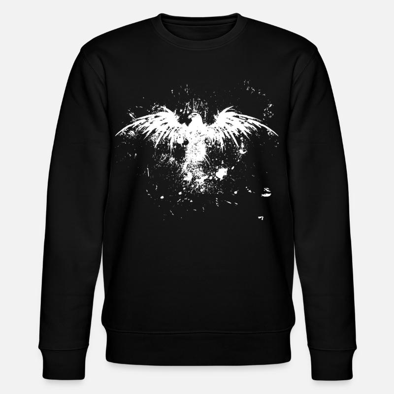 Grunge Eagle Rise - Sweat bio CHANGER Stanley/Stella Unisexe - noir