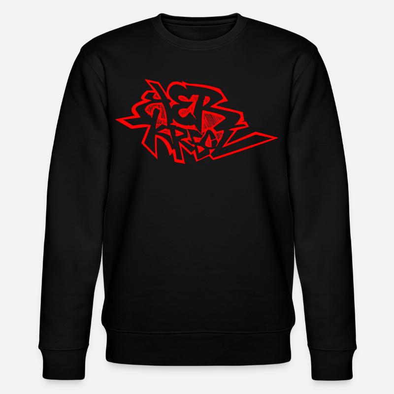 Graffiti 974 Ker Kreol - Red - Stanley/Stella CHANGER Unisex Organic Sweatshirt - black