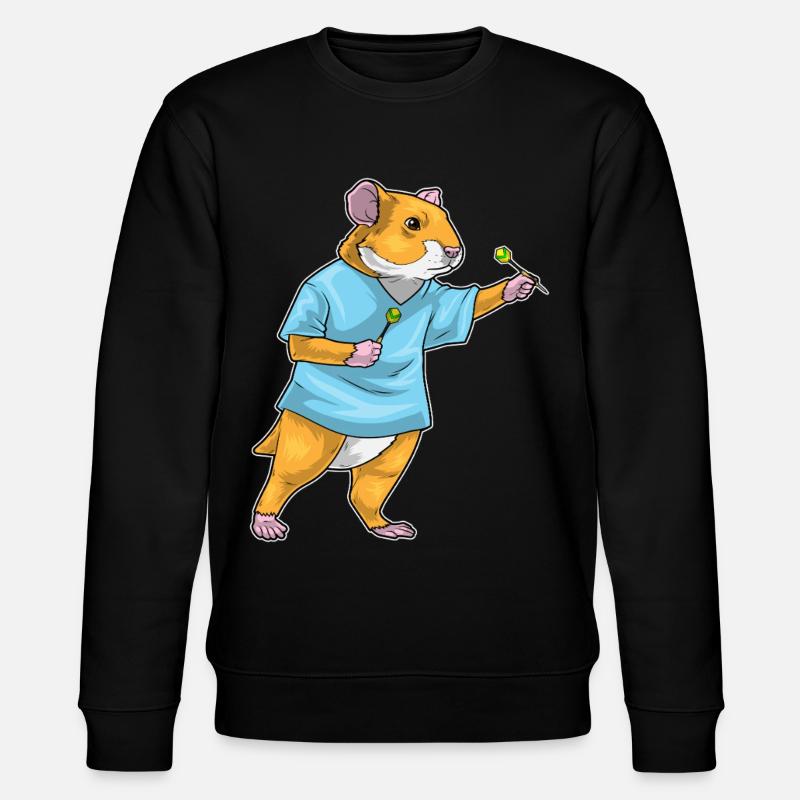 Fléchette de hamster Dartpfeil - Sweat bio CHANGER Stanley/Stella Unisexe - noir