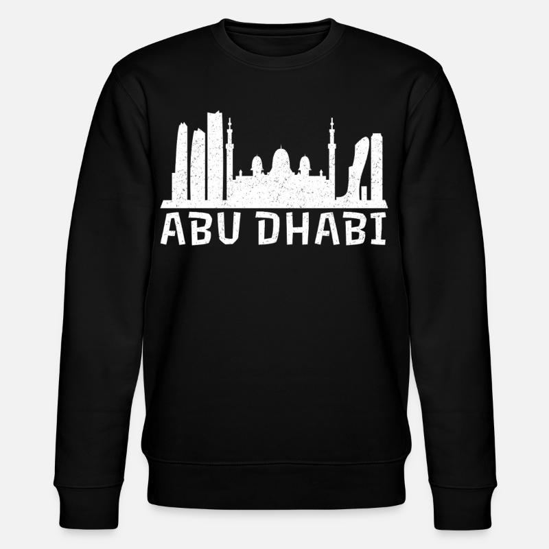 Abu Dhabi Skyline Vibes - Stanley/Stella CHANGER Unisex Organic Sweatshirt - black