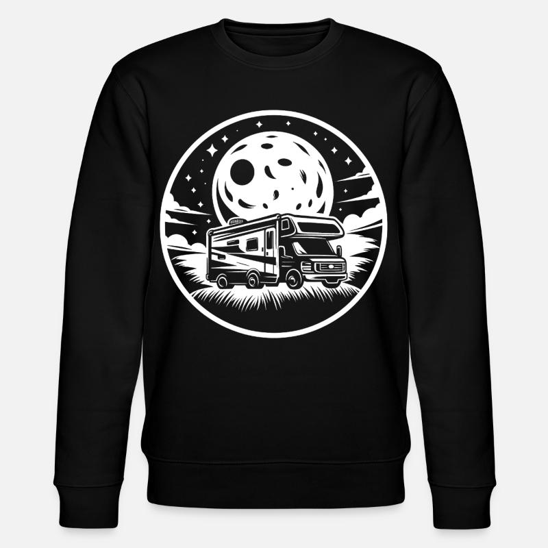 Camping-car Silhouette Camping Reis - Sweat bio CHANGER Stanley/Stella Unisexe - noir
