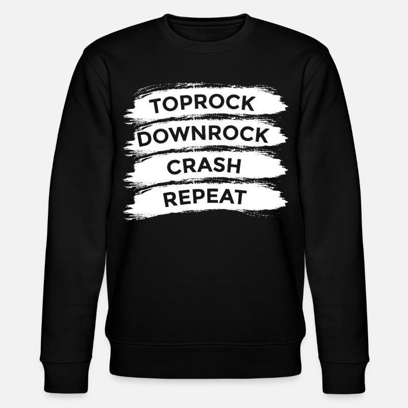 Breakdance Techniques - Stanley/Stella CHANGER Unisex Organic Sweatshirt - black