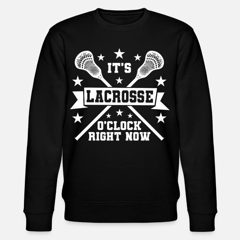 It's lacrosse time - Stanley/Stella CHANGER Unisex Organic Sweatshirt - black