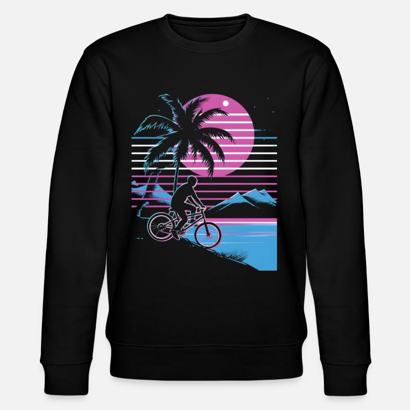 VTT Synthwave - Sweat bio CHANGER Stanley/Stella Unisexe - noir