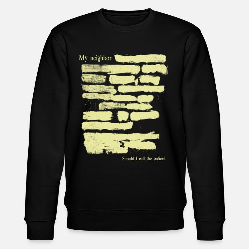 Urban Graffiti Wall Art Design - Stanley/Stella CHANGER Unisex Organic Sweatshirt - black
