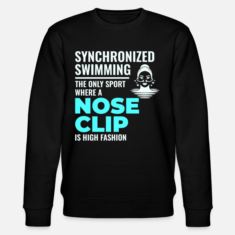 Synchronschwimmen Nasenklammer Mode - Stanley/Stella Unisex Bio-Sweatshirt CHANGER - Schwarz