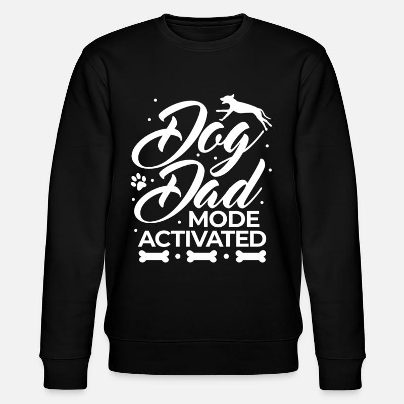 Mode père chien activé - Sweat bio CHANGER Stanley/Stella Unisexe - noir