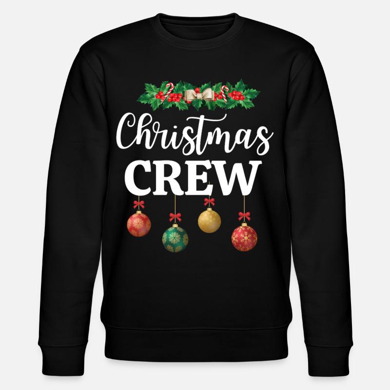 Équipage de Noël - Sweat bio CHANGER Stanley/Stella Unisexe - noir