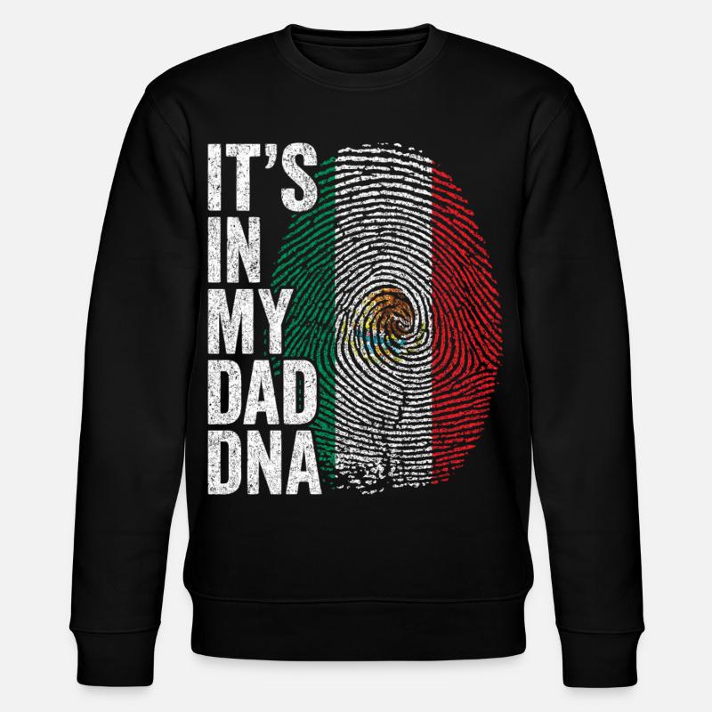 Drapeau Mexique Empreinte Papa Mexicain - Sweat bio CHANGER Stanley/Stella Unisexe - noir