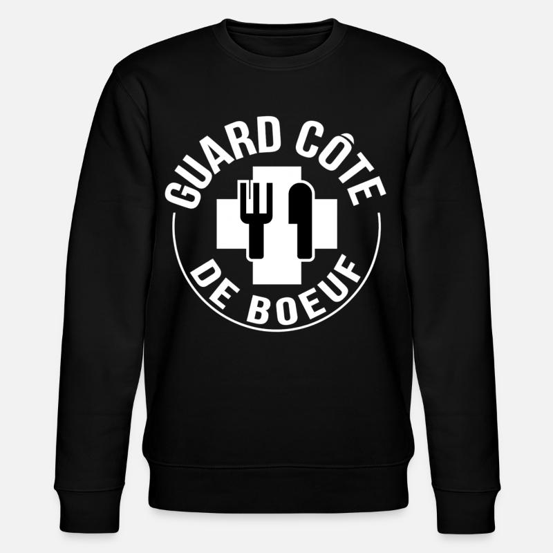 Guard côte de bœuf  - Sweat bio CHANGER Stanley/Stella Unisexe - noir