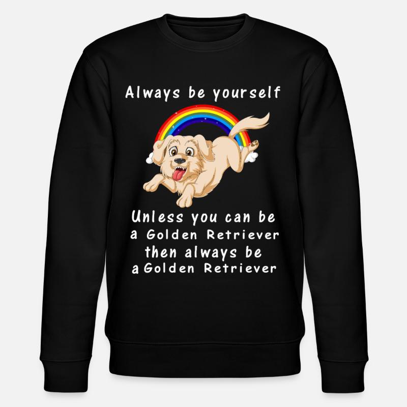 Graphique inspirant du Golden Retriever - Sweat bio CHANGER Stanley/Stella Unisexe - noir