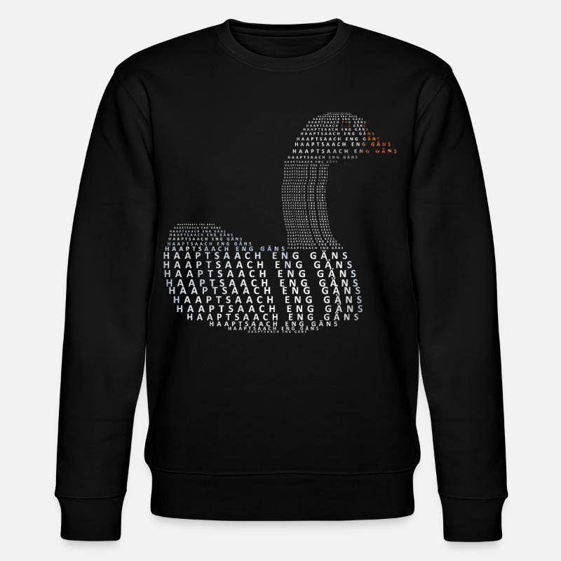 Silhouette Gaens - Stanley/Stella Unisex Bio-Sweatshirt CHANGER  - Schwarz