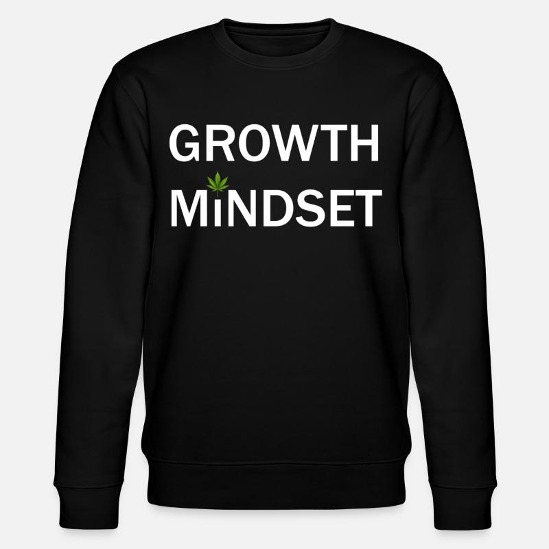 Growth Mindset - Stanley/Stella Unisex Bio-Sweatshirt CHANGER  - Schwarz