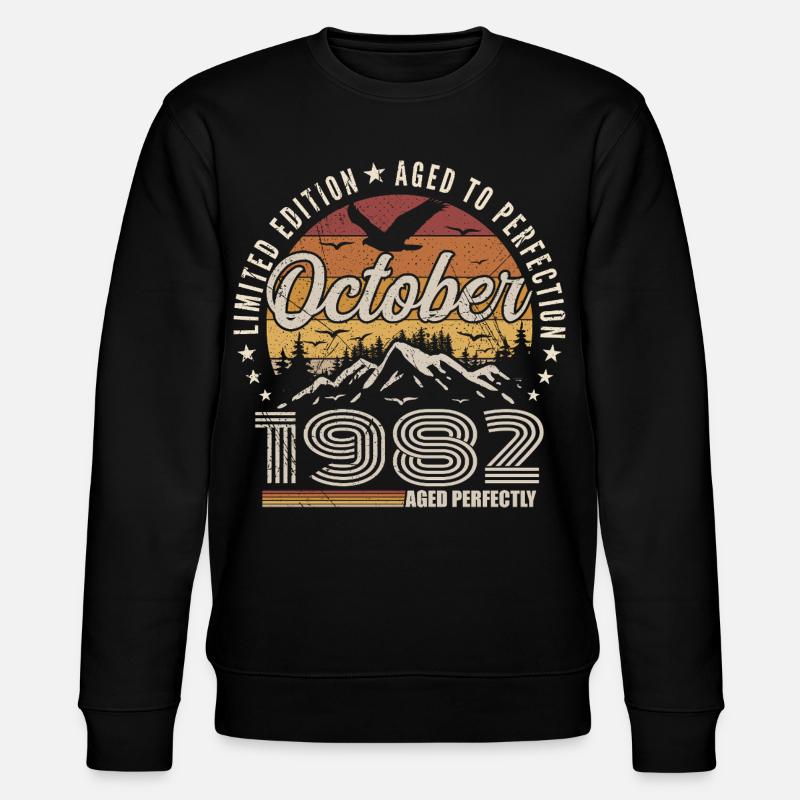 Octobre 1992 Cadeau Anniversaire - Octobre 1992 - Sweat bio CHANGER Stanley/Stella Unisexe - noir