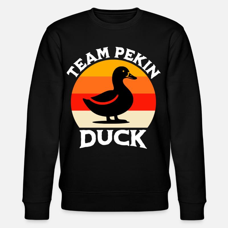 Équipe Canard laqué - Sweat bio CHANGER Stanley/Stella Unisexe - noir