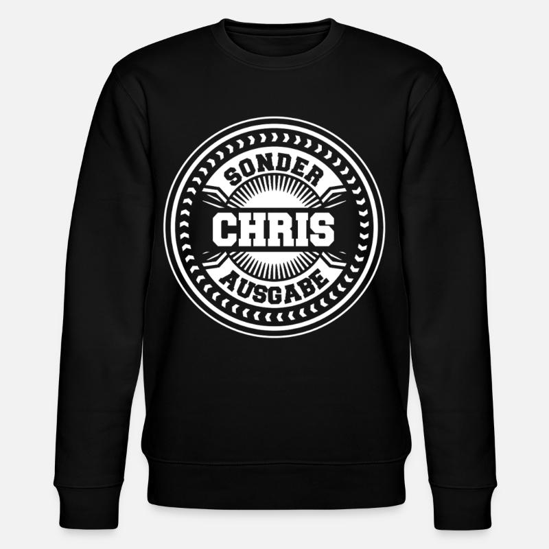 Chris Christian Christoph  - Stanley/Stella Unisex Bio-Sweatshirt CHANGER  - Schwarz
