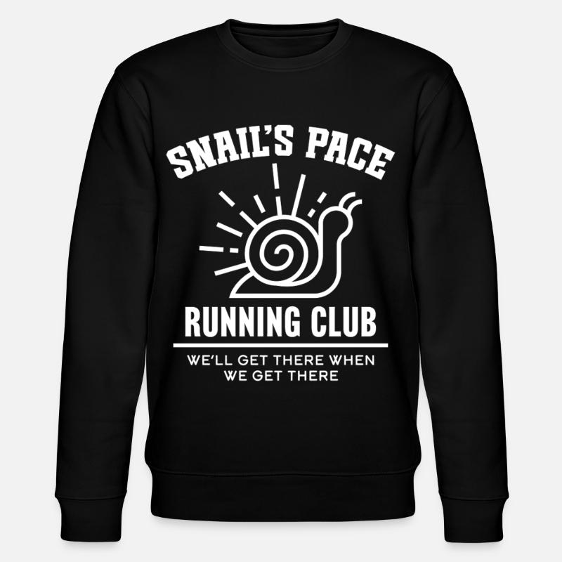Snail's Pace Running Club - Stanley/Stella CHANGER Unisex Organic Sweatshirt - black