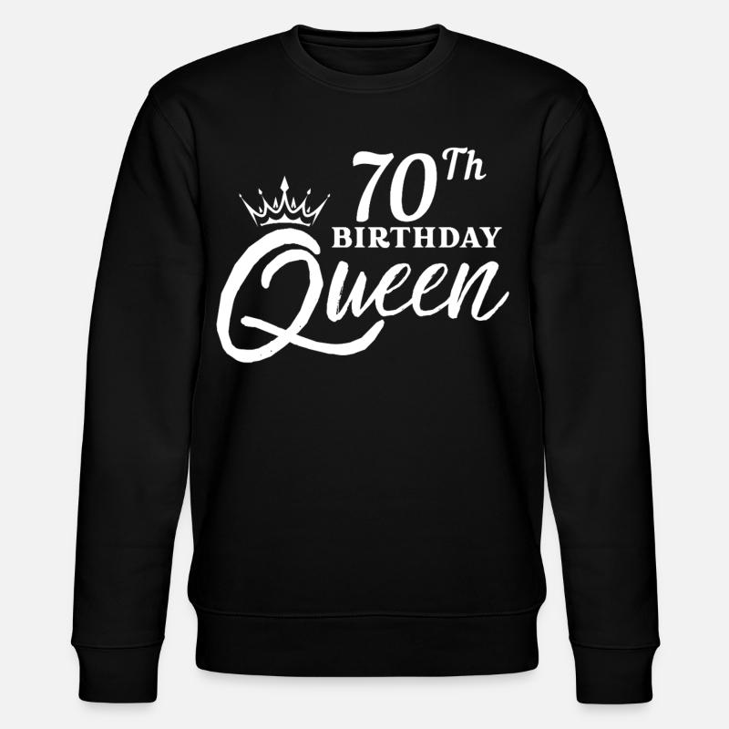 Reine du 70e anniversaire - Sweat bio CHANGER Stanley/Stella Unisexe - noir