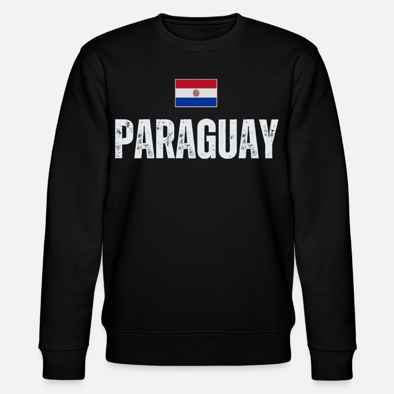 Paraguayan flag, Paraguayan pride - Stanley/Stella CHANGER Unisex Organic Sweatshirt - black