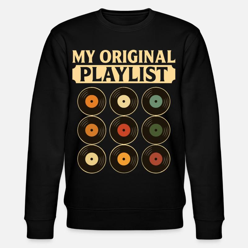 Humour Collectionneur De Vinyles - Sweat bio CHANGER Stanley/Stella Unisexe - noir