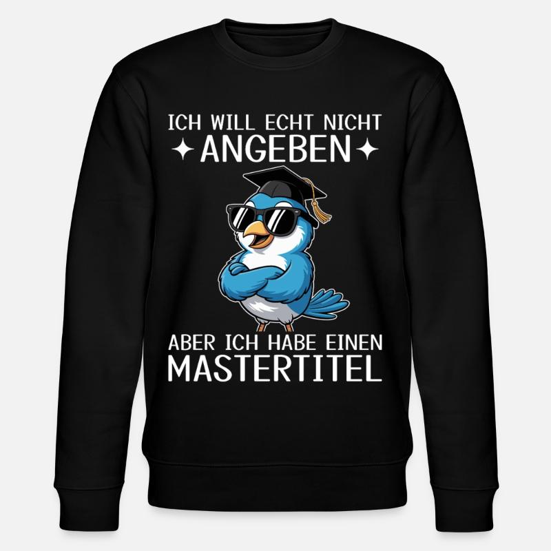 Master complété - Intitulé du Master - Sweat bio CHANGER Stanley/Stella Unisexe - noir