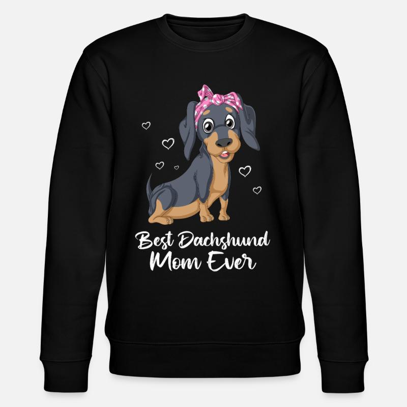 Dackel Mama - Stanley/Stella Unisex Bio-Sweatshirt CHANGER  - Schwarz