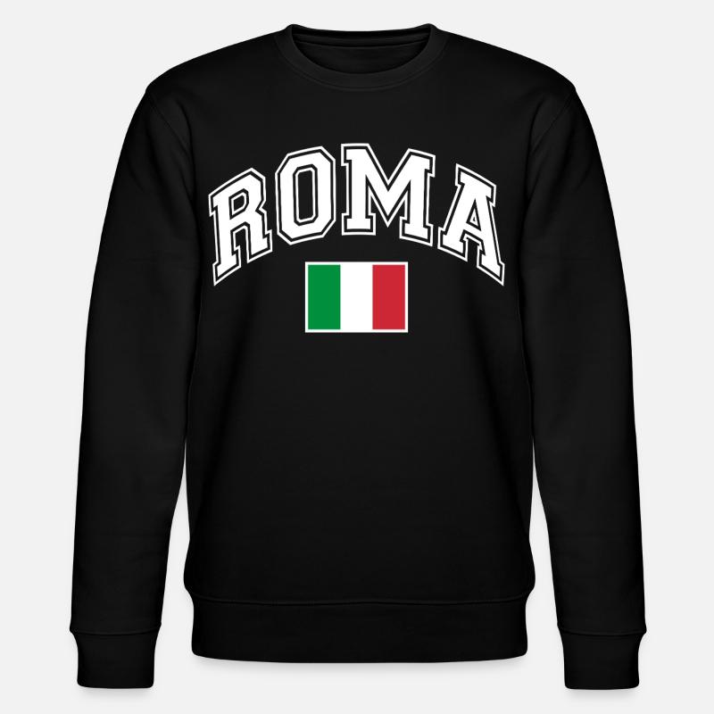 Drapeau de Rome, Rome, Italie - Sweat bio CHANGER Stanley/Stella Unisexe - noir