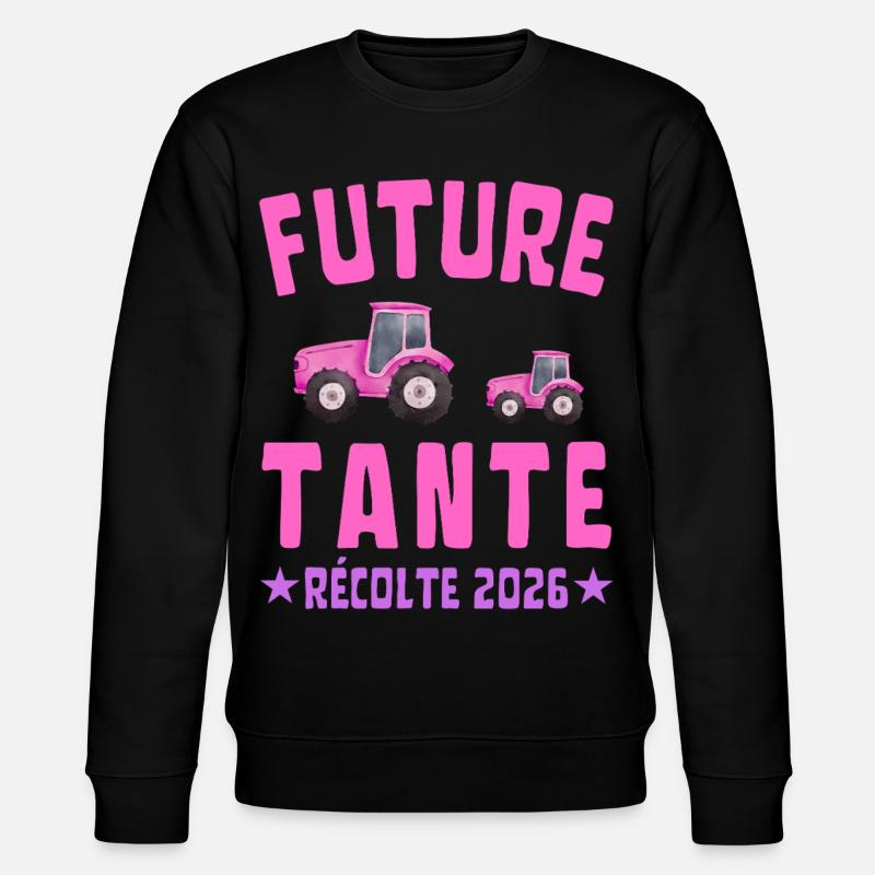 Future Tante Récolte 2026 - Sweat bio CHANGER Stanley/Stella Unisexe - noir