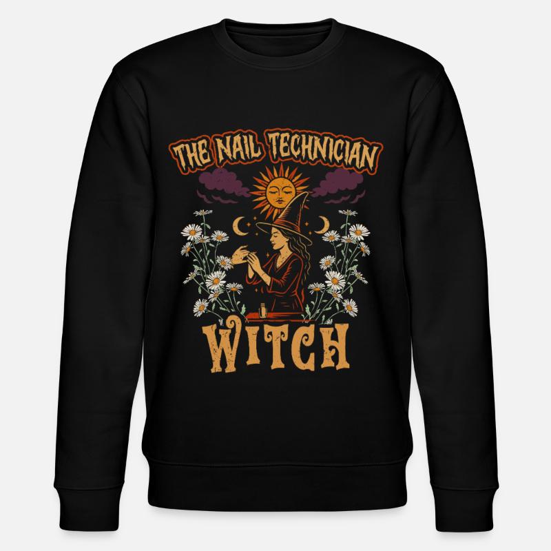 Nageldesignerin The Nail Technician Witch - Stanley/Stella Unisex Bio-Sweatshirt CHANGER  - Schwarz