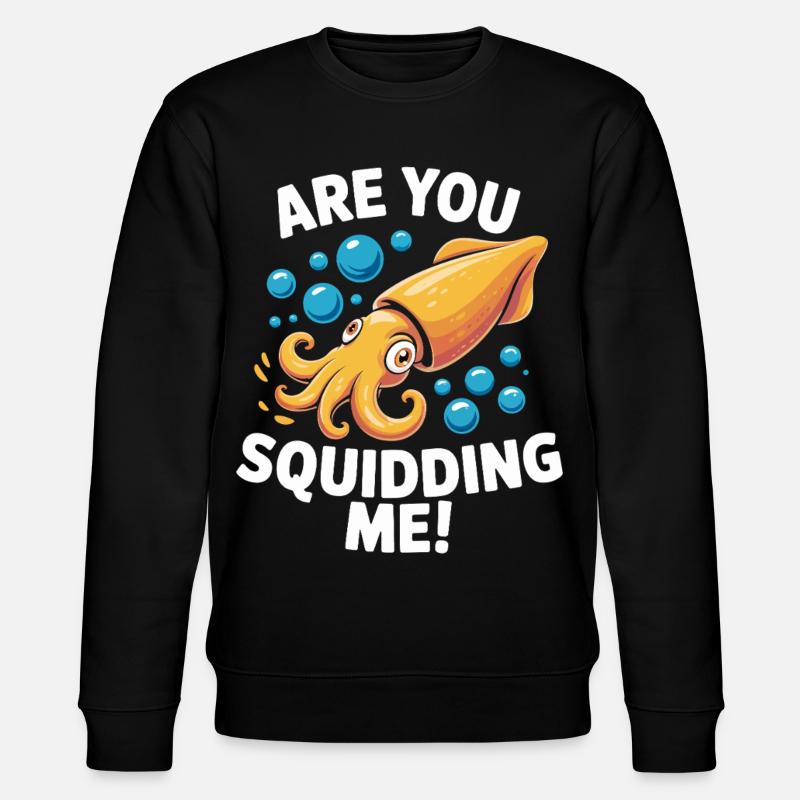 Design marin ludique avec pieuvre - Sweat bio CHANGER Stanley/Stella Unisexe - noir
