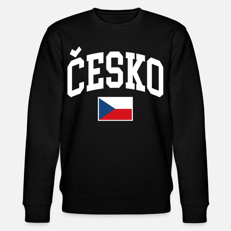 Drapeau de la République tchèque - Sweat bio CHANGER Stanley/Stella Unisexe - noir
