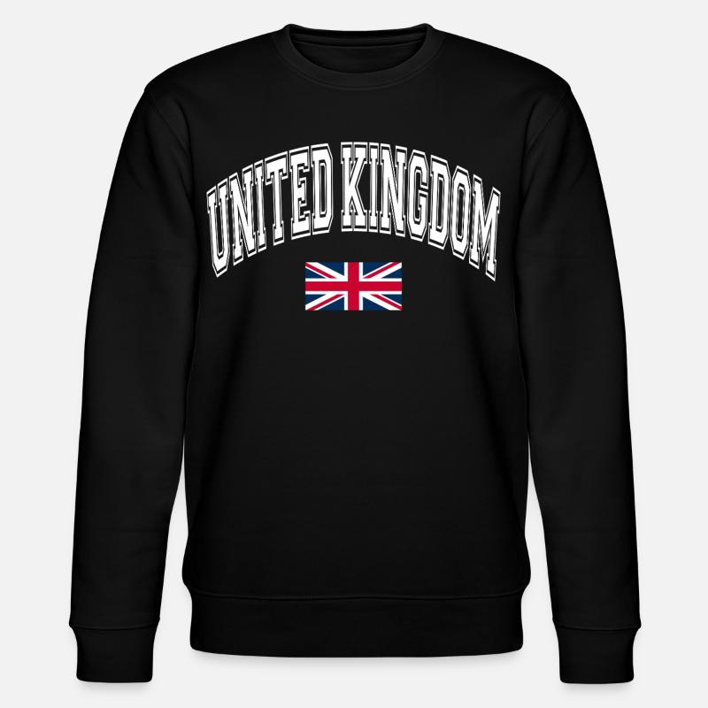 Drapeau du Royaume-Uni - Sweat bio CHANGER Stanley/Stella Unisexe - noir