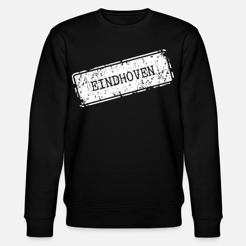 Eindhoven City Skyline Silhouette - Stanley/Stella CHANGER Unisex Organic Sweatshirt - black