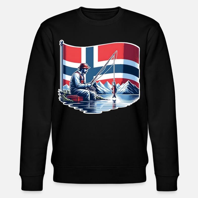 Bateau de pêche Norvège - Sweat bio CHANGER Stanley/Stella Unisexe - noir