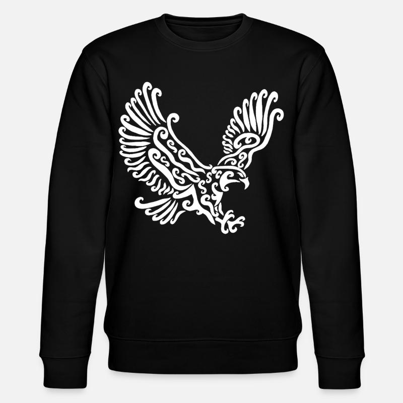 Aigle blanc - Sweat bio CHANGER Stanley/Stella Unisexe - noir