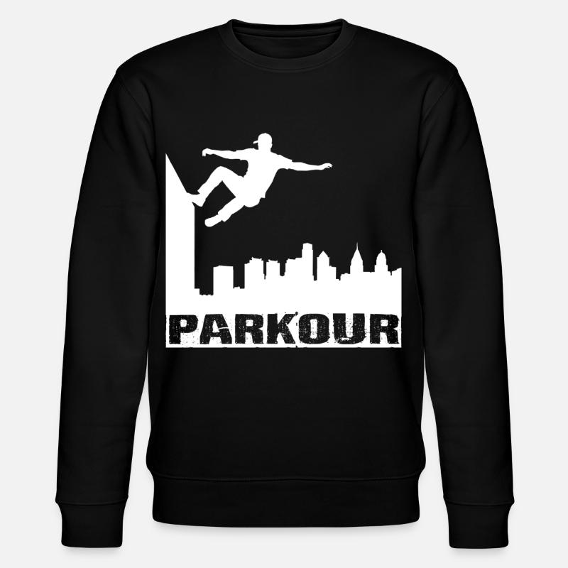 Parkour - Stanley/Stella Unisex Bio-Sweatshirt CHANGER  - Schwarz