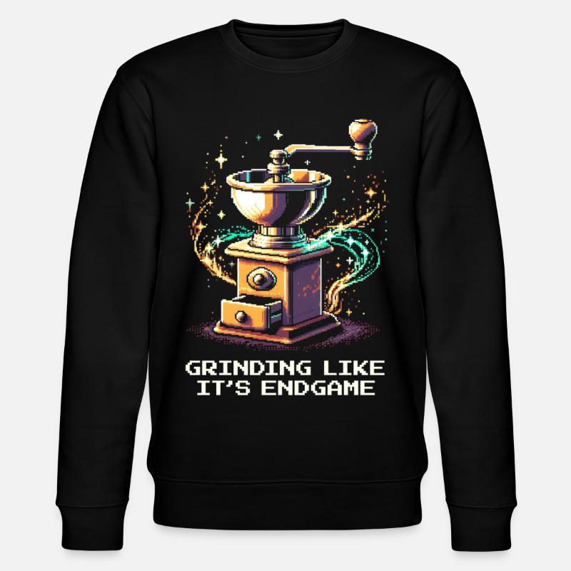 Fin de partie | Café expresso - Sweat bio CHANGER Stanley/Stella Unisexe - noir