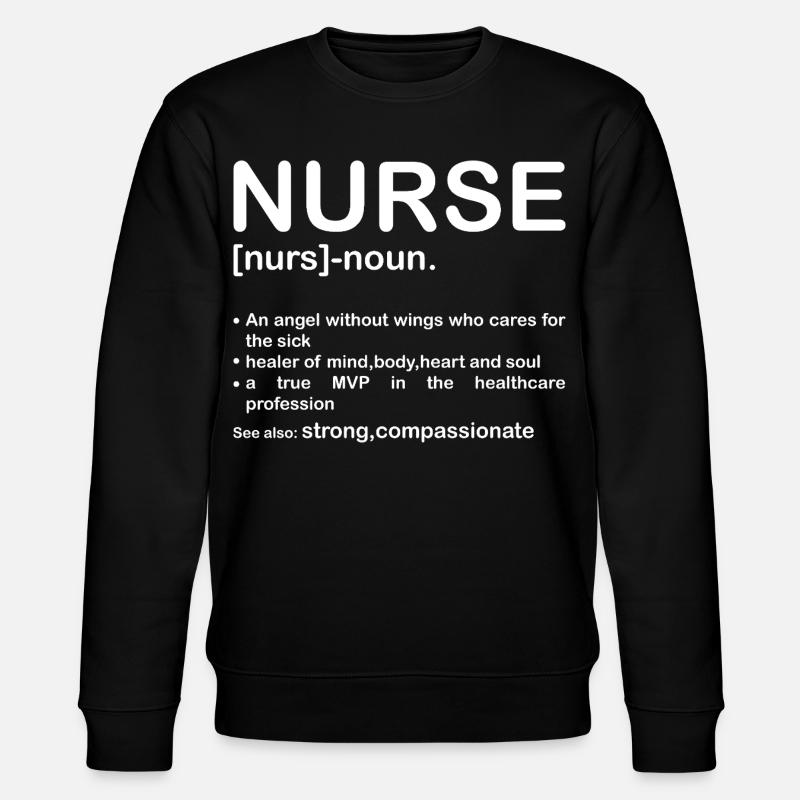 infirmier - Sweat bio CHANGER Stanley/Stella Unisexe - noir